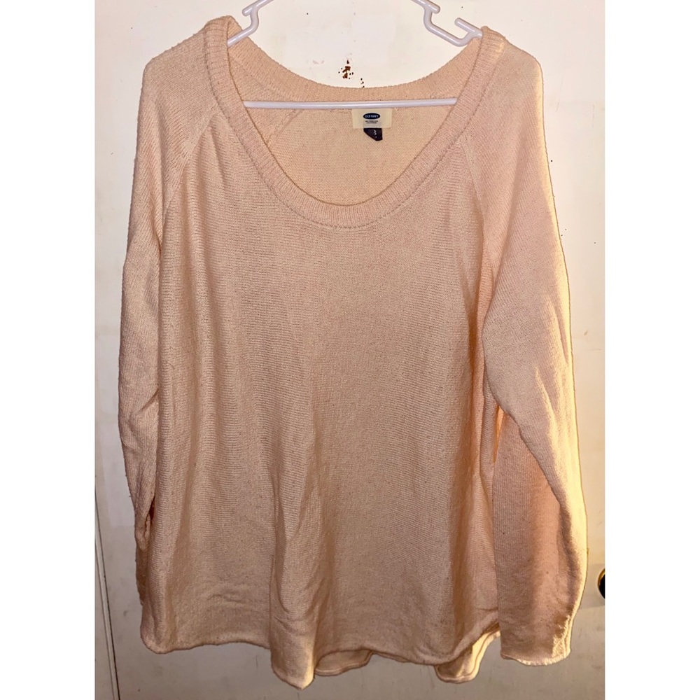 Old Navy blush pink super soft sweater